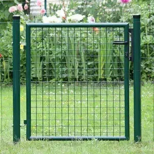 Hot Deals Ornamental Iron Steel Garden Palisade Fence Garden Gate